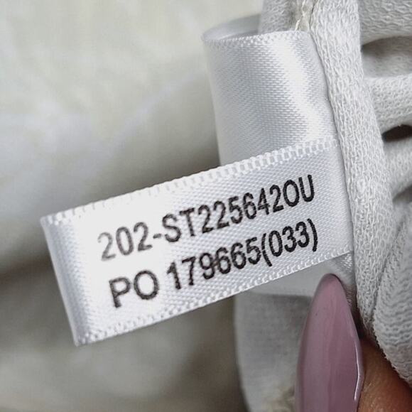 Tommy Bahama Camp Shirt XL Neutral Hibiscus Tencel Button Front Short Sleeve - Picture 6 of 7